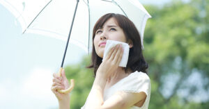「点滴」は夏バテと日焼けの救世主