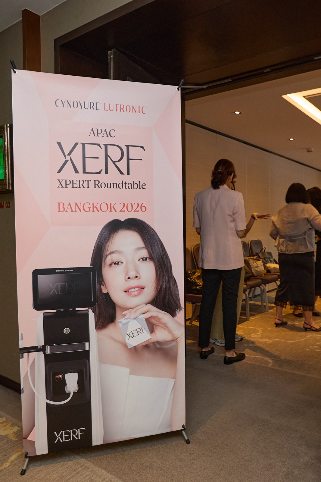 APAC XERF XPERT Roundtable Bangkok 2026の会場入口バナー