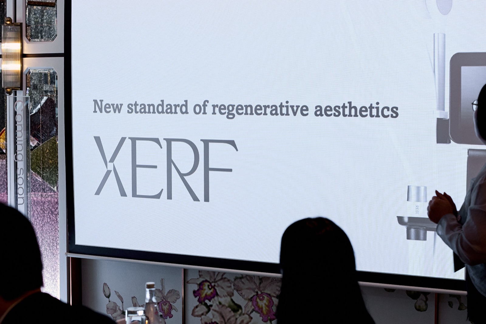 XERFのセッションスライド「New standard of regenerative aesthetics」